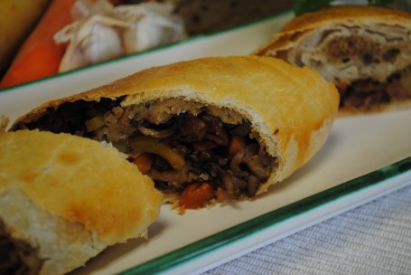 Würziger Brot-Speck-Strudel -  (Foto: LK OÖ/Evelyn Puchner - Nicht zur freien Verwendung)