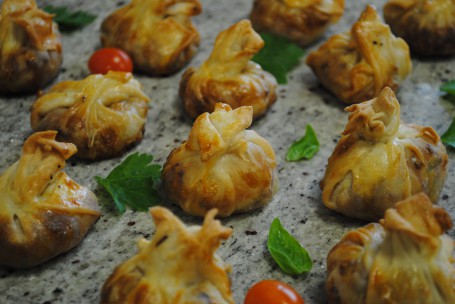 Strudelsäckchen mit Schinken-Kohlfülle -  (Foto: LK OÖ/Evelyn Puchner - Nicht zur freien Verwendung)