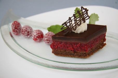 Schokoladentarte mit Himbeeren -  (Foto: Bernhard Michal - Nicht zur freien Verwendung)