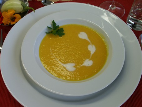 Anregende Karottenschaumsuppe mit Ingwer -  (Foto: Landwirtschaftskammer Oberösterreich/Romana Schneider - Nicht zur freien Verwendung)