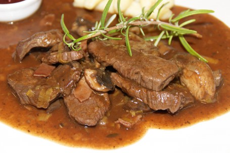 Wilderer Mostpfandl mit Speck und Schwammerl - (Foto: LK OÖ/Evelyn Puchner - Nicht zur freien Verwendung)
